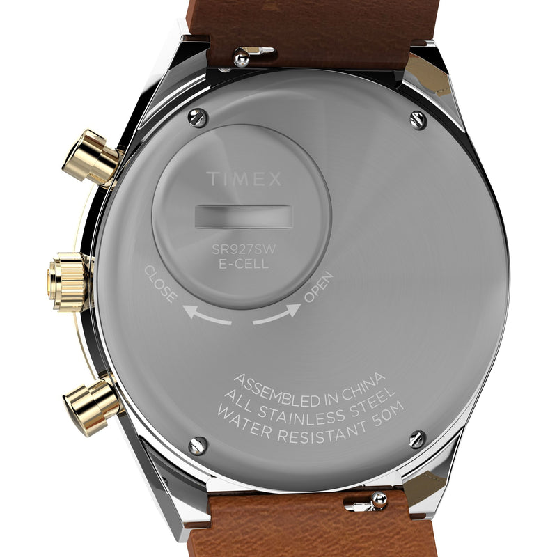 Timex Diver Inspired Round 40mm Gold Dial Analog Men Watch - TW2W64400UJ Watch Timex