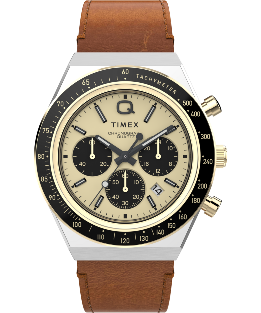 Timex Diver Inspired Round 40mm Gold Dial Analog Men Watch - TW2W64400UJ Watch Timex