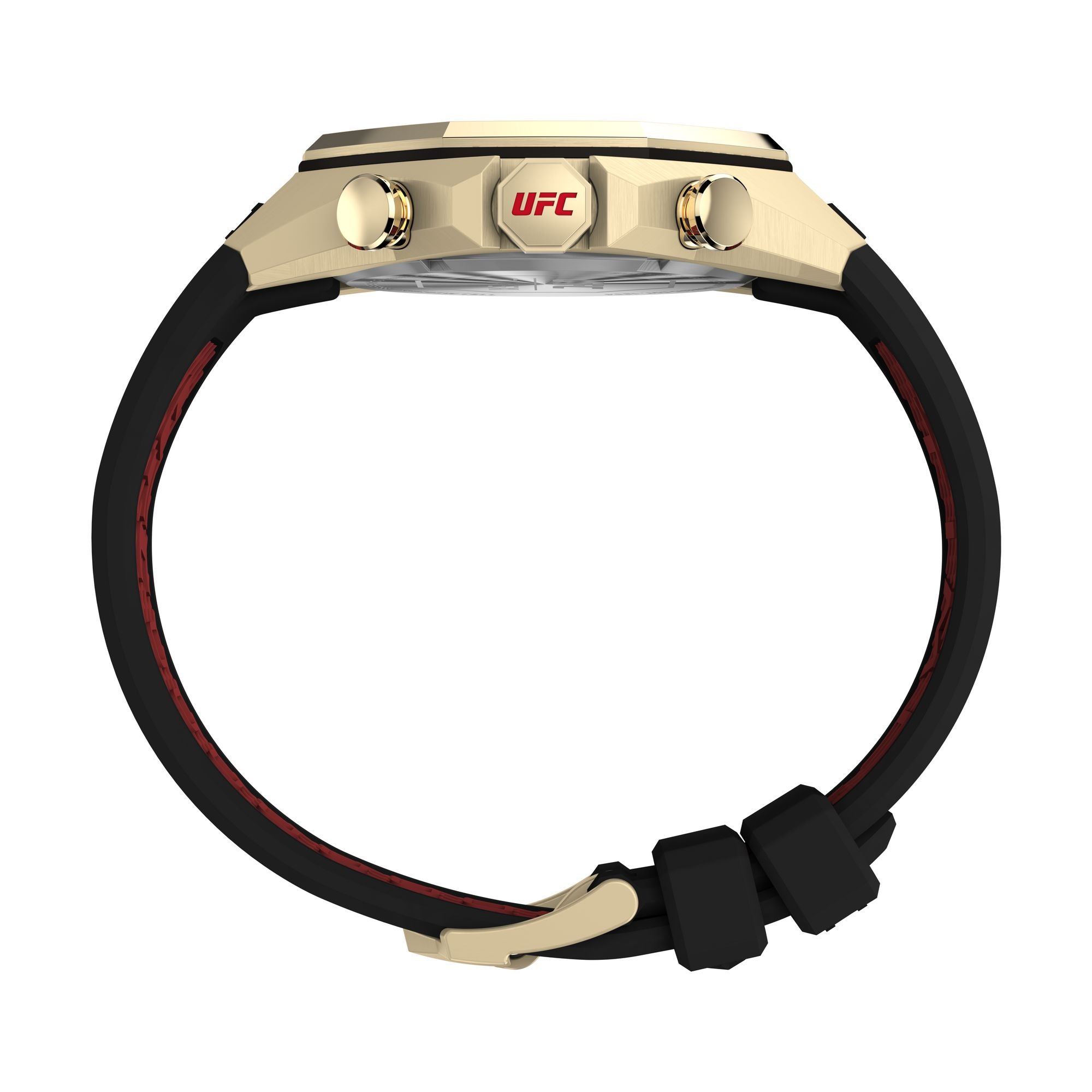 Timex UFC Street Black Octogonal Dial Quartz Analog Men Watch