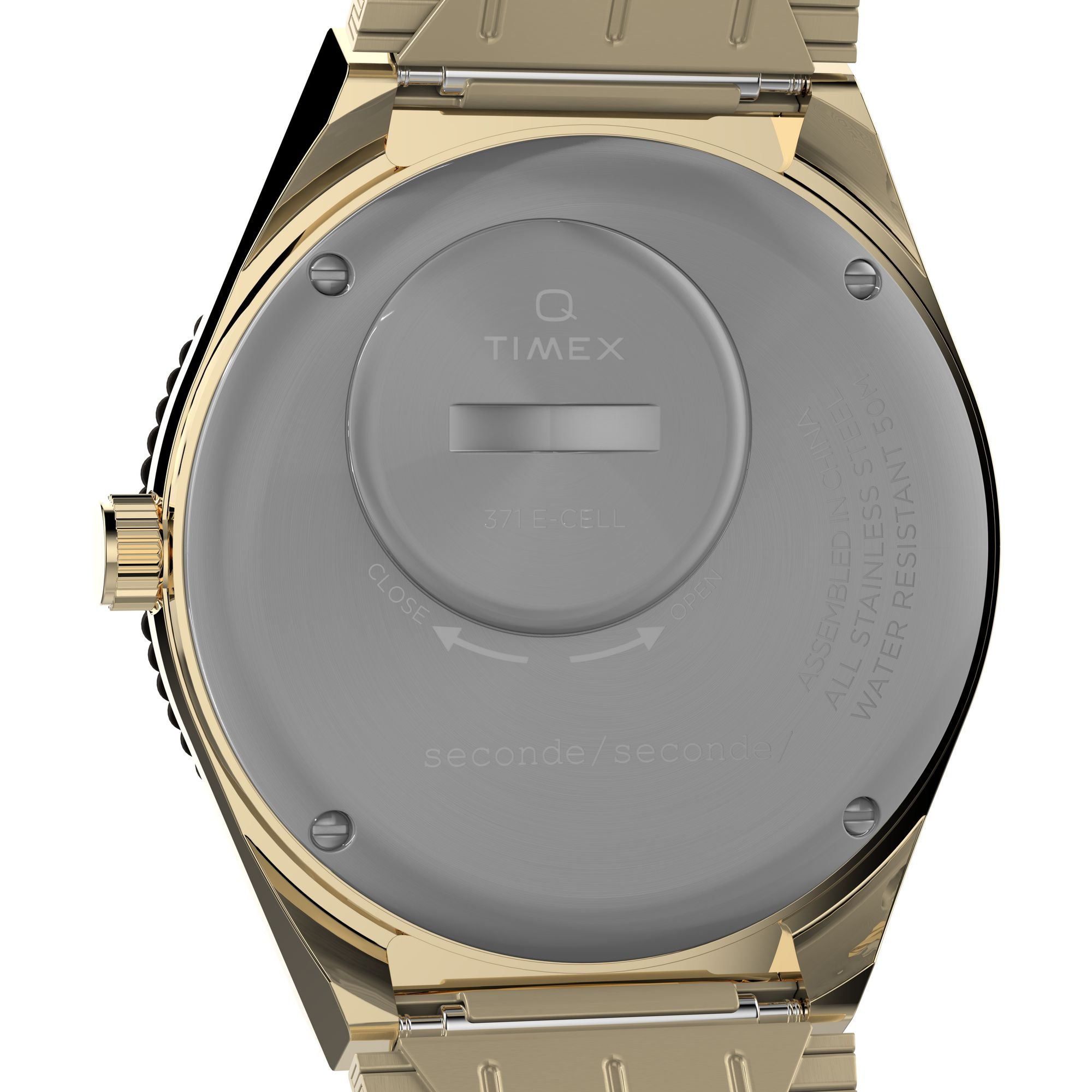Timex Seconde Loser Round 21mm Champagne Dial Analog Unisex Watch - TW2W70700X6 Watch Timex