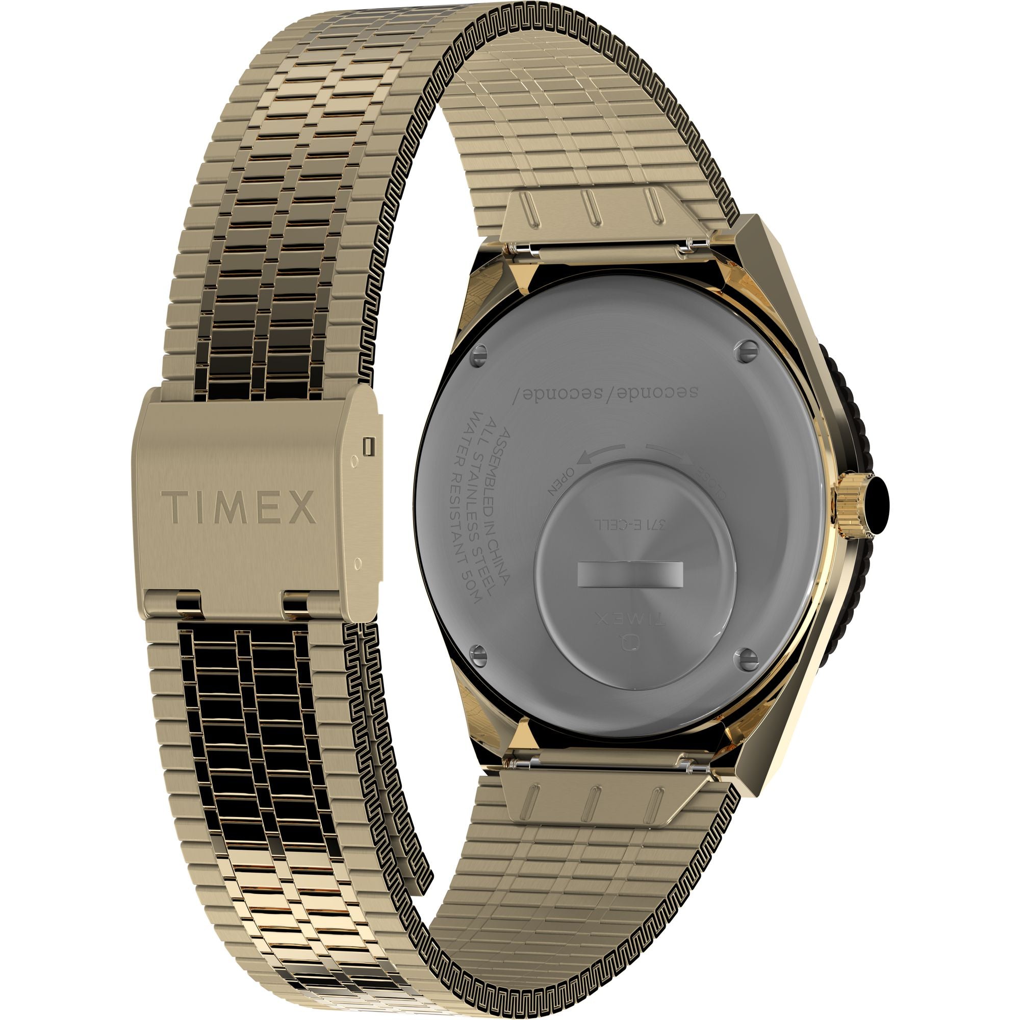 Timex Seconde Loser Round 21mm Champagne Dial Analog Unisex Watch - TW2W70700X6 Watch Timex