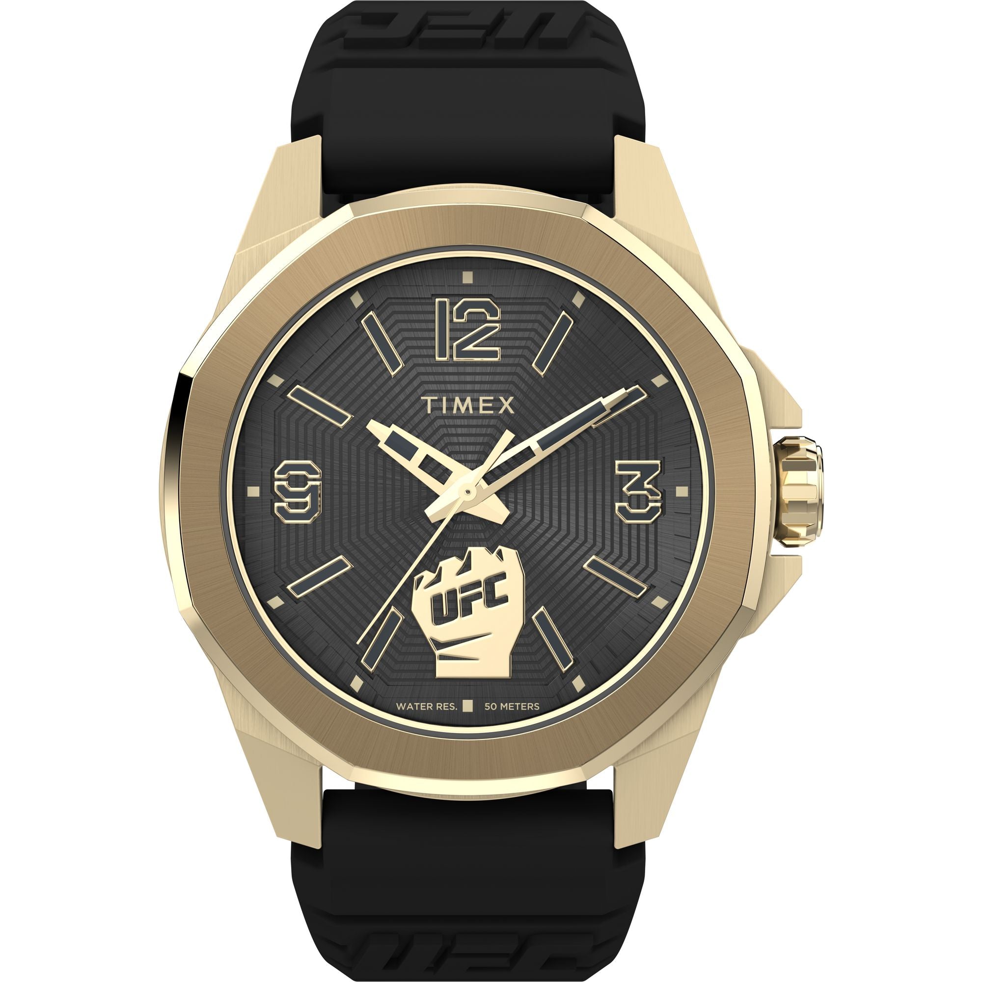 Timex UFC Street Black Octogonal Dial Quartz Analog Men Watch TW2W73600UJ At JUST WATCHES