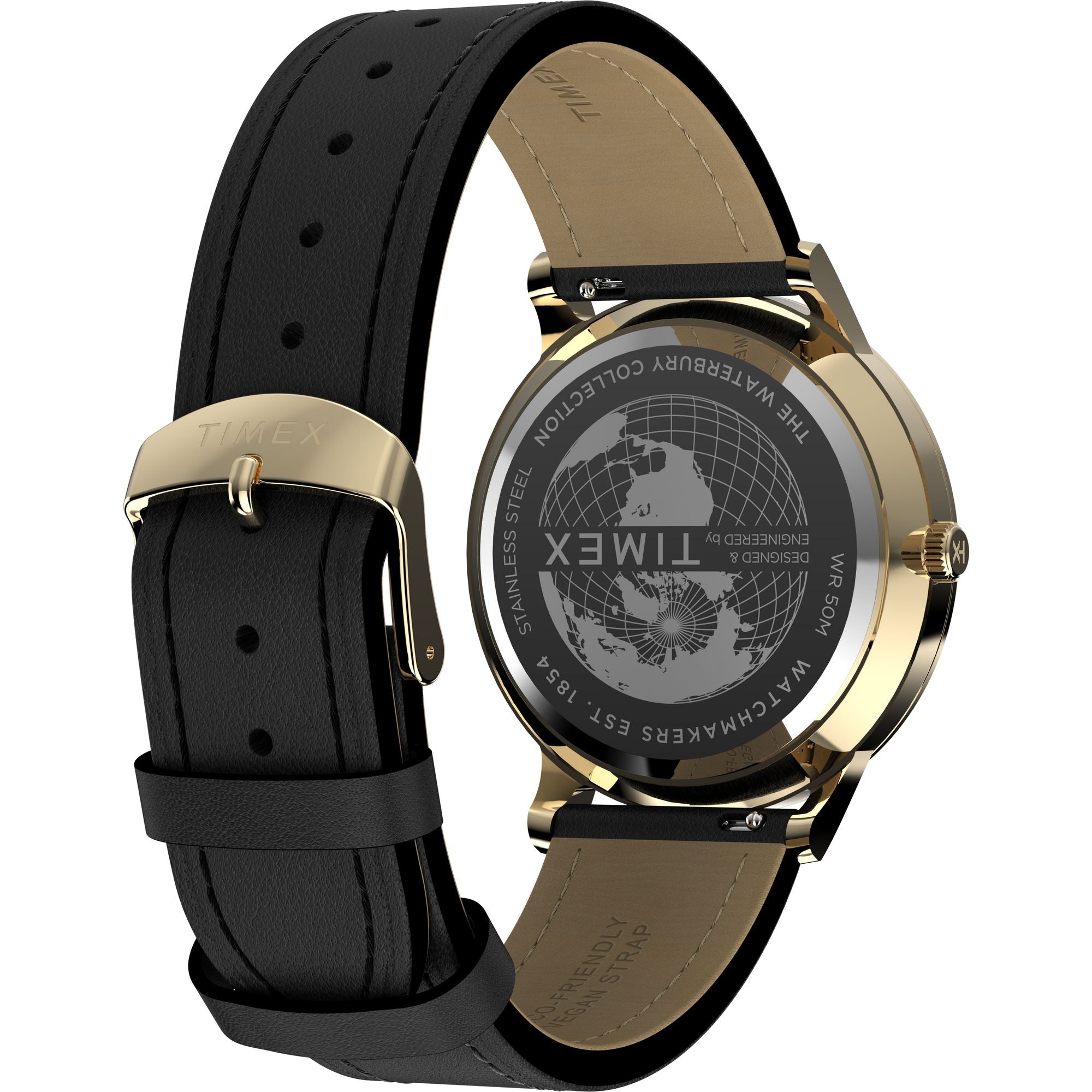 Timex Waterburry Round 21mm Green Dial Analog Men Watch - TW2W75900UJ Watch Timex