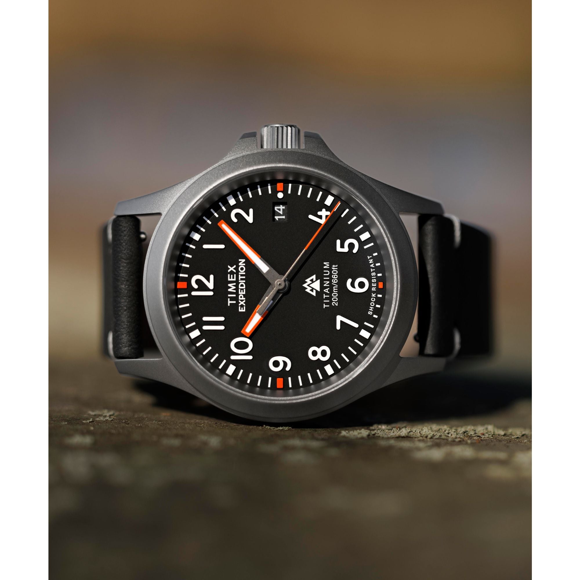 Timex Expedition Black Round Dial Quartz Analog Men Watch