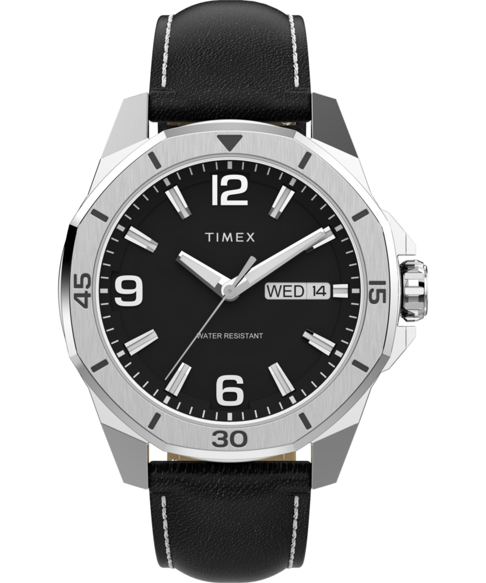 Timex Essex Black Round Quartz Men Watch