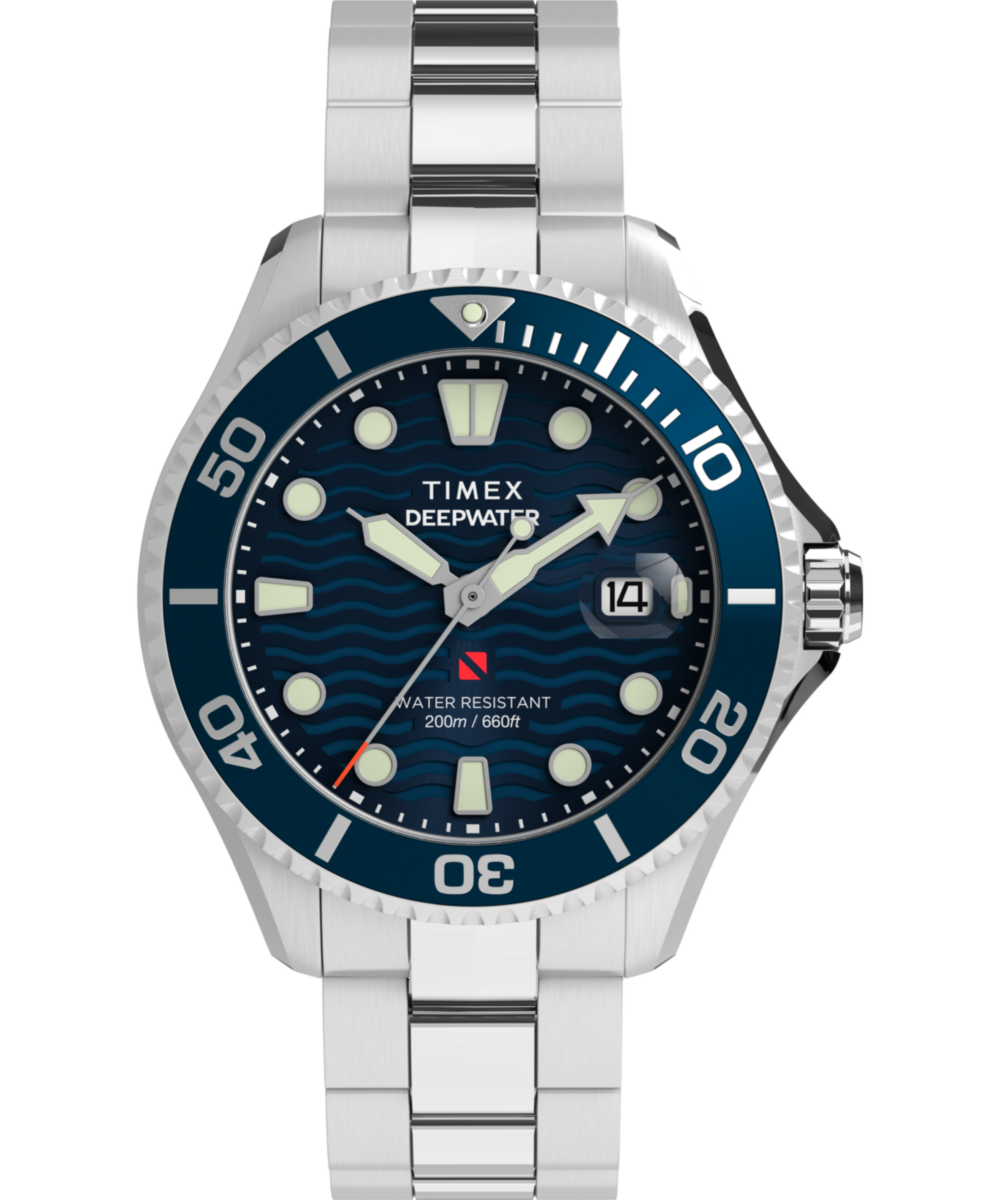 Timex Waterbury Round 44mm Blue Dial Analog Men Watch - TW2W81900UJ
