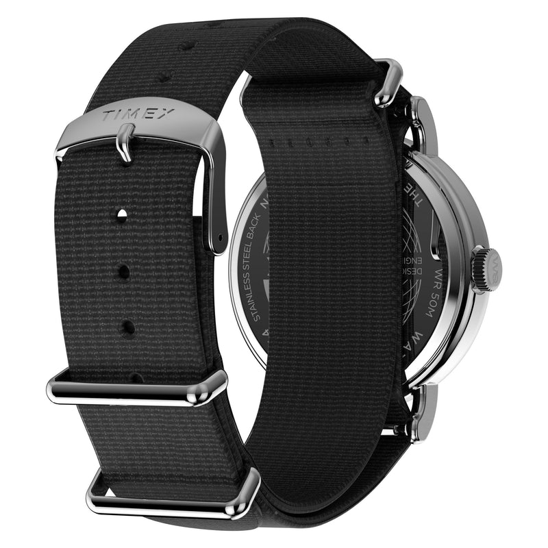 Timex Weekender Round 21mm Black Dial Analog Men Watch - TW2W86100UJ Watch Timex