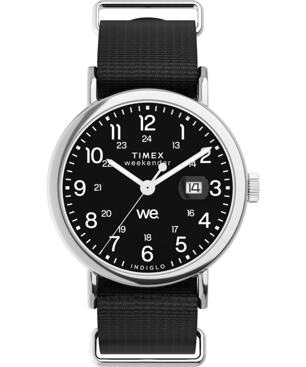 Timex Weekender Round 21mm Black Dial Analog Men Watch - TW2W86100UJ
