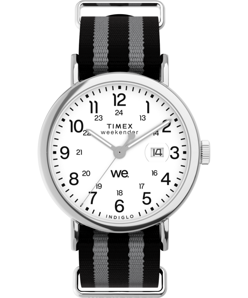 Timex Weekender Round 21mm White Dial Analog Men Watch - TW2W86300UJ Watch Timex