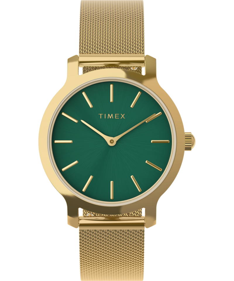 Timex Transcend Round 31mm Green Dial Analog Women Watch - TW2W87300UJ Watch Timex