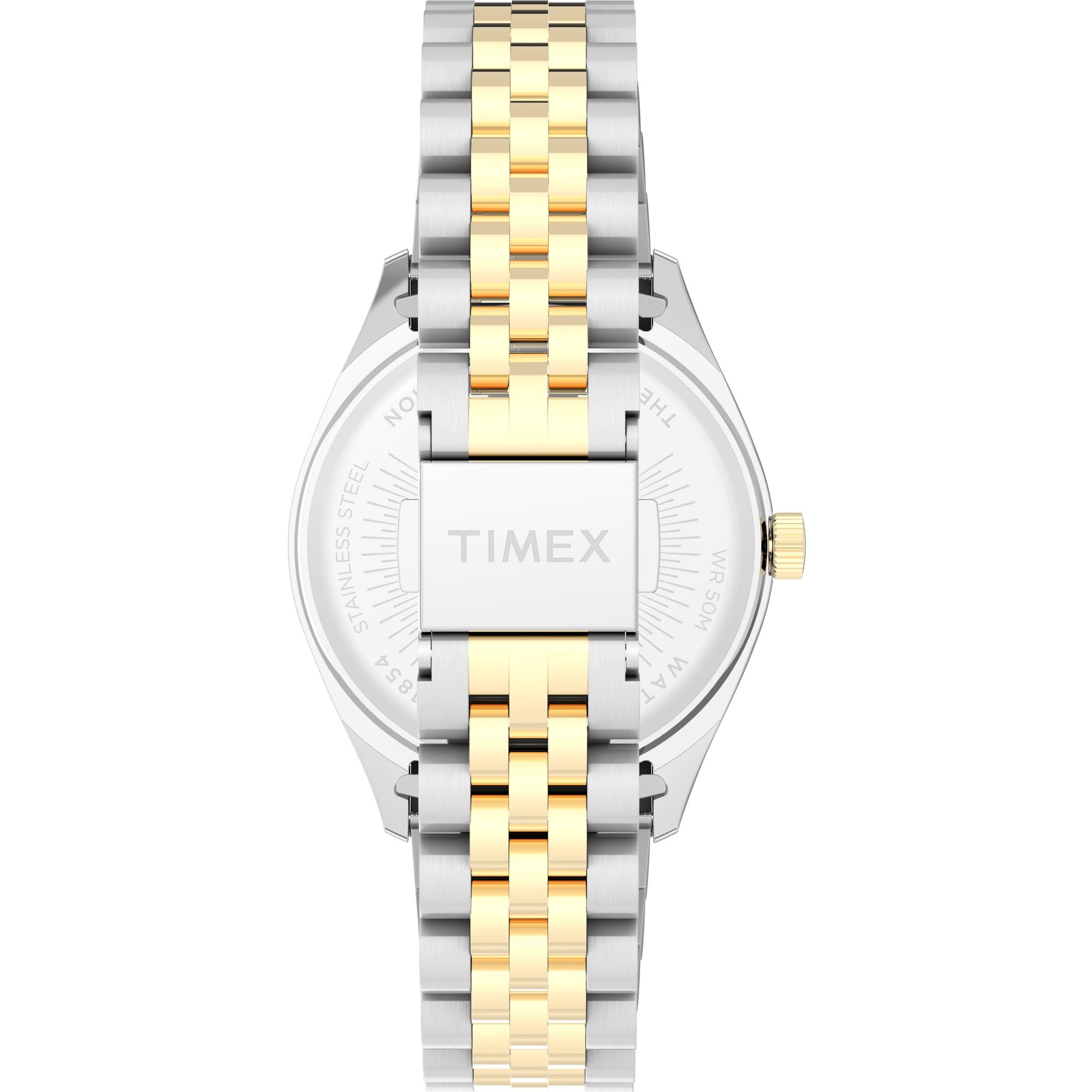 Timex Trend Round 21mm Green Dial Analog Women Watch - TW2W87400UJ