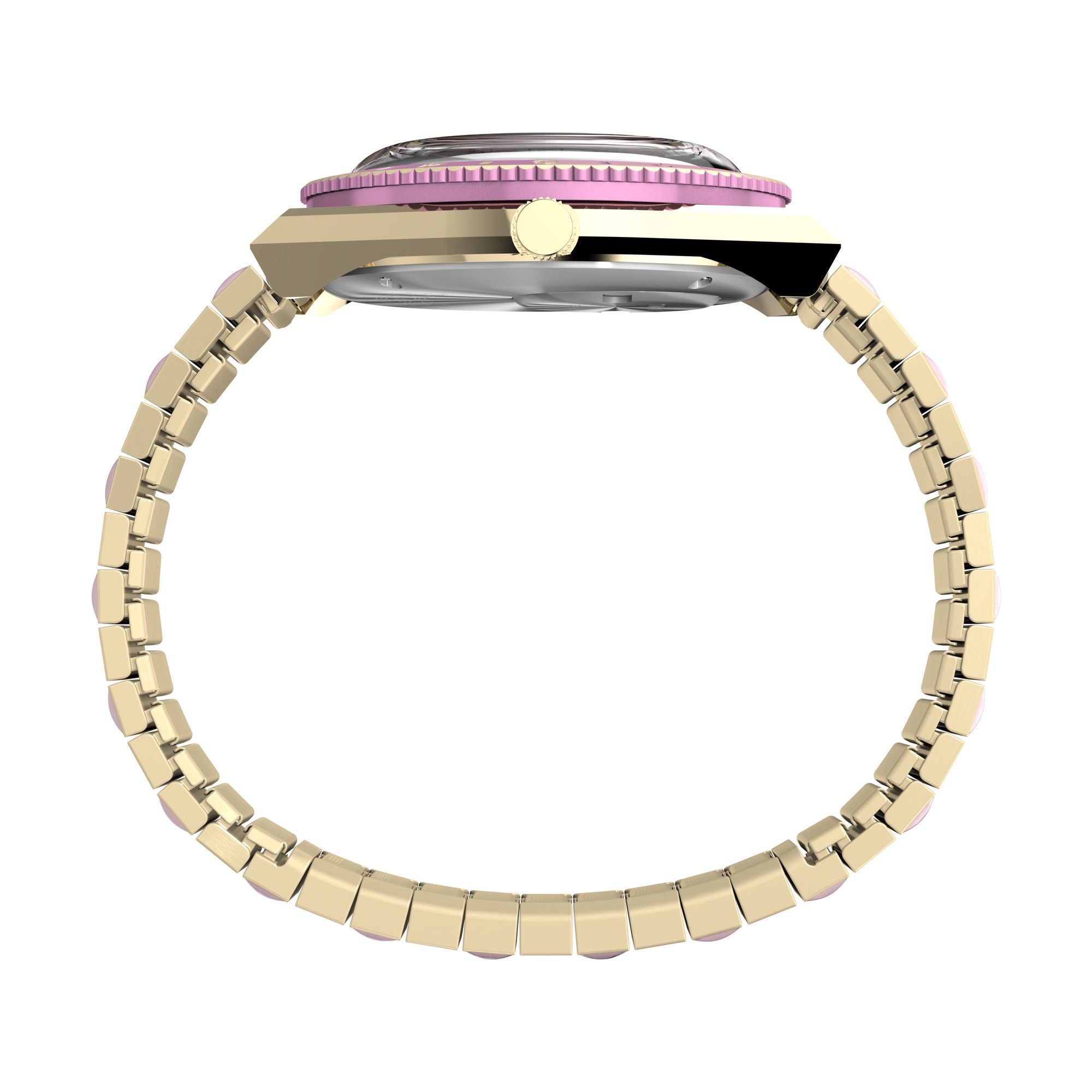 Timex Diver Inspired Round 21mm Pink Dial Analog Women Watch - TW2W87600UJ Watch Timex