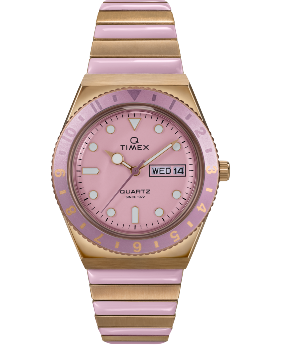 Timex Diver Inspired Round 21mm Pink Dial Analog Women Watch - TW2W87600UJ Watch Timex