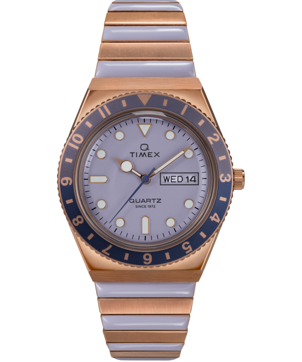 Timex Diver Inspired Round 21mm Purple Dial Analog Women Watch - TW2W87700UJ