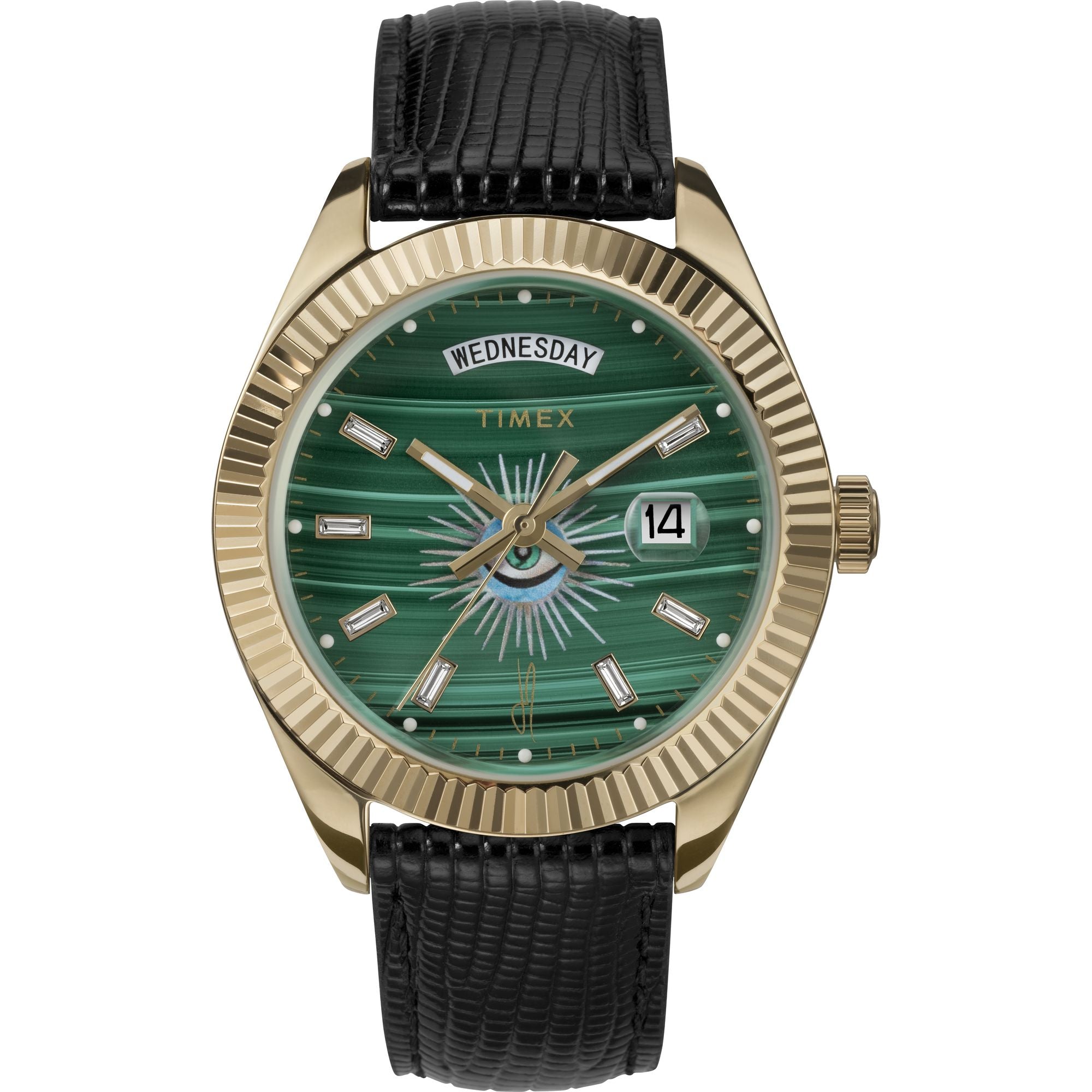 Timex Lab TW2W88200X6 Green Unisex 41 mm Round Watch