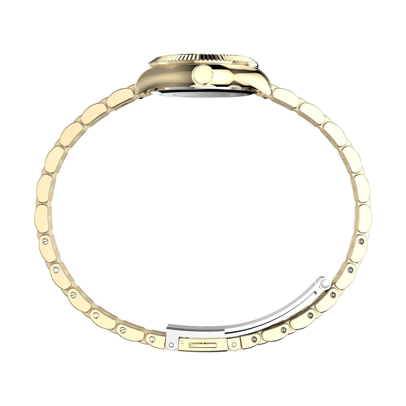 Timex Legacy Round 25mm Gold Dial Analog Women Watch - TW2W91000UJ Watch Timex