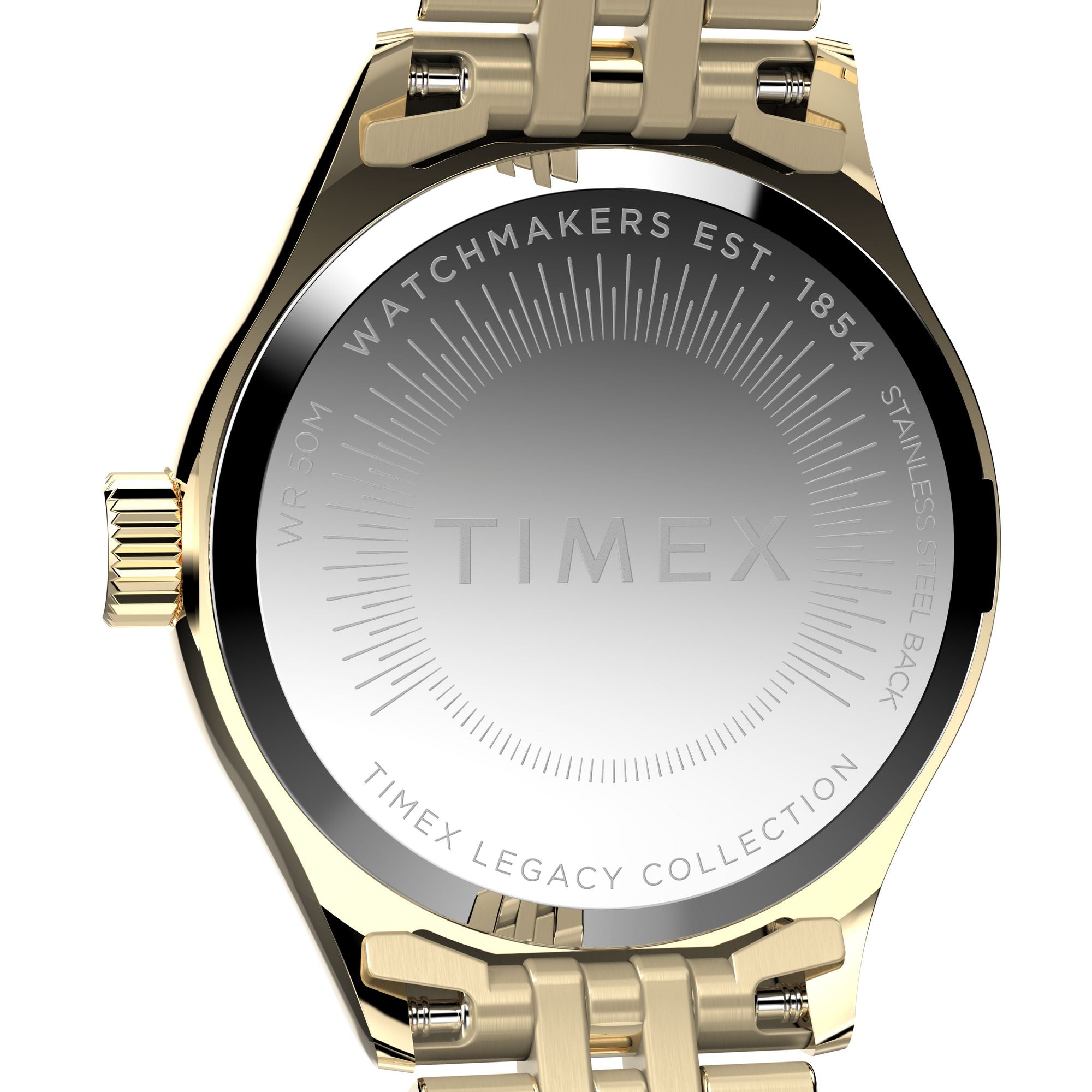 Timex Legacy Round 25mm Gold Dial Analog Women Watch - TW2W91000UJ Watch Timex