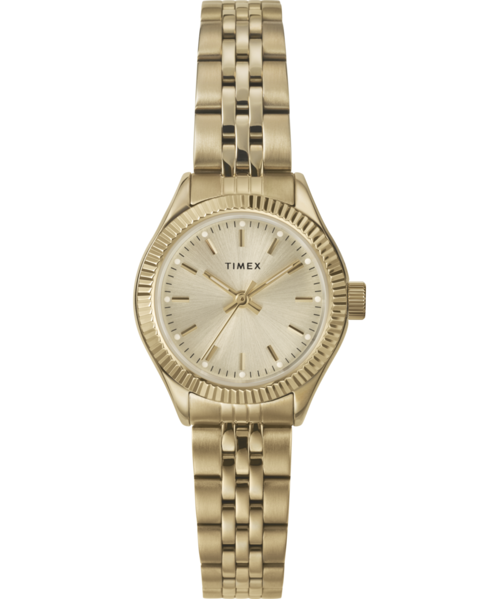 Timex Legacy Round 25mm Gold Dial Analog Women Watch - TW2W91000UJ