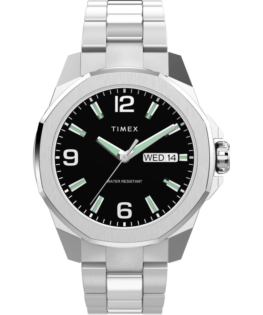 Timex Essex Black Round Quartz Men Watch