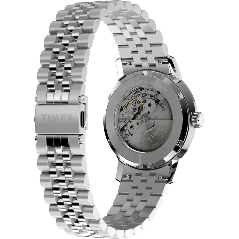 Timex Marlin Round 21mm Black Dial Mechanical Automatic Men Watch - TW2W93200UJ Watch Timex