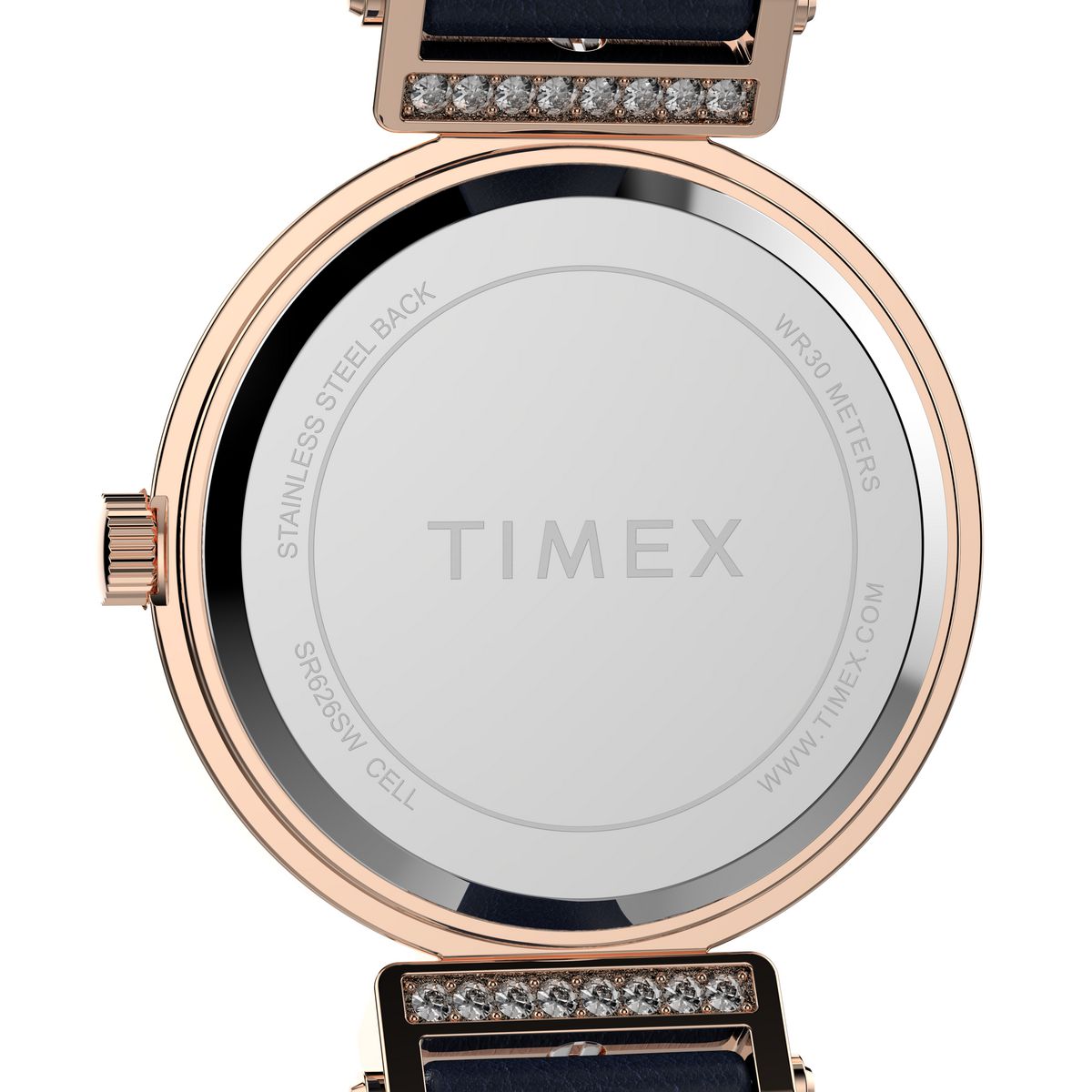 Timex Round 31mm Silver-Tone Dial Analog Women Watch - TW2W96300JQ