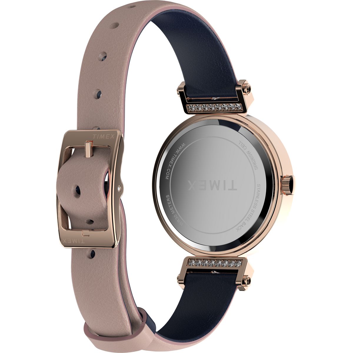 Timex Round 31mm Silver-Tone Dial Analog Women Watch - TW2W96300JQ