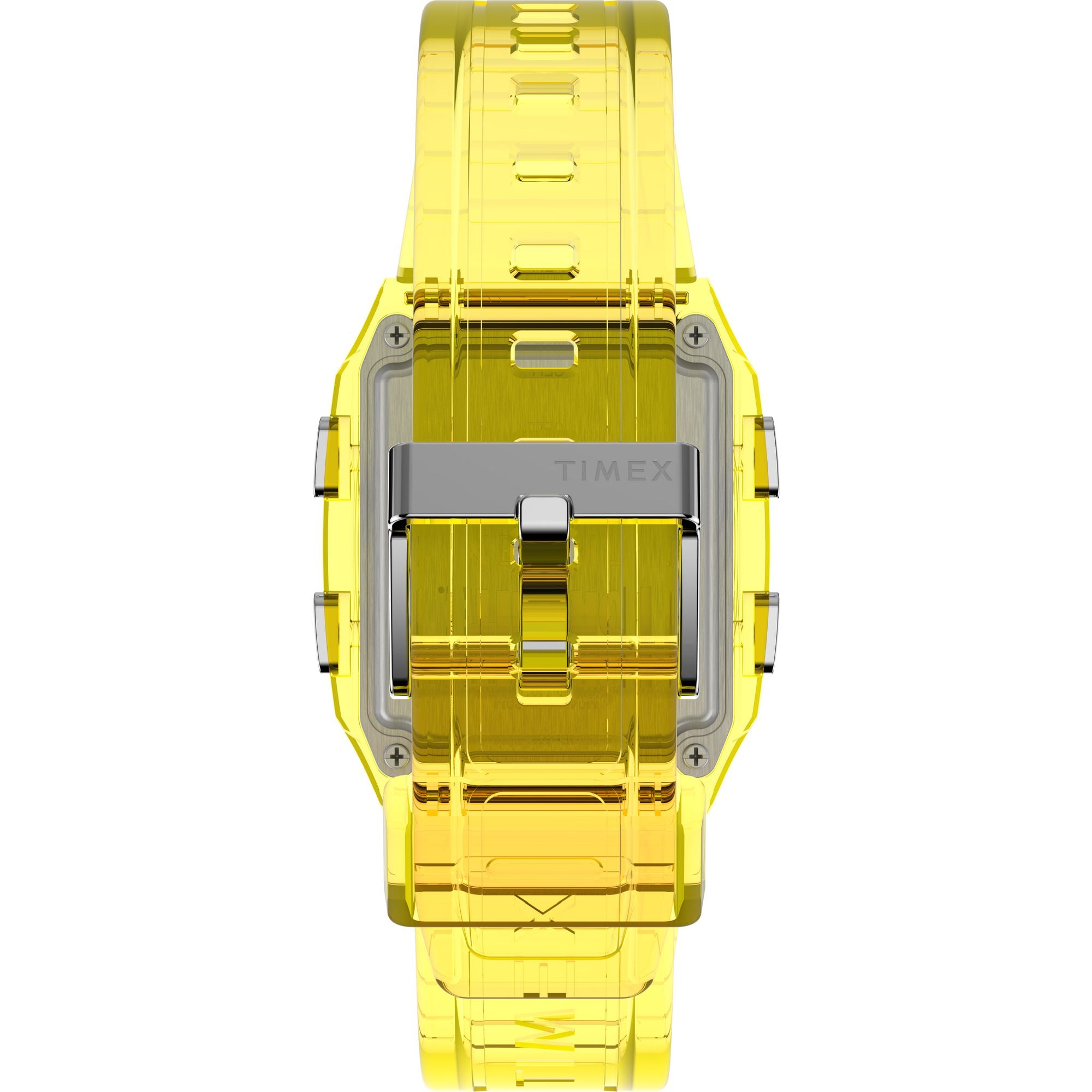 Timex Q Square 21mm Grey Dial Digital Men Watch - TW2W96600X6