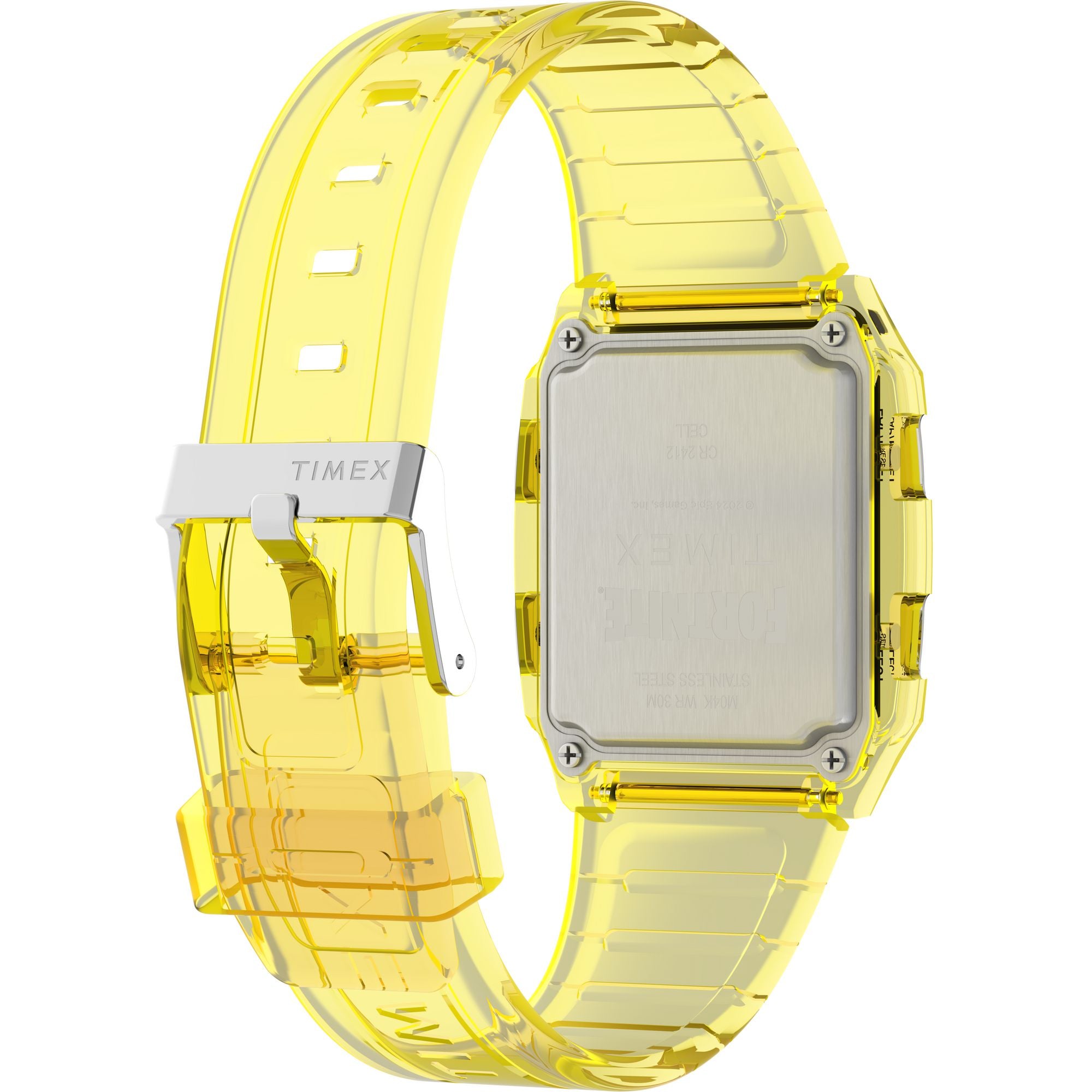 Timex Q Square 21mm Grey Dial Digital Men Watch - TW2W96600X6 Watch Timex