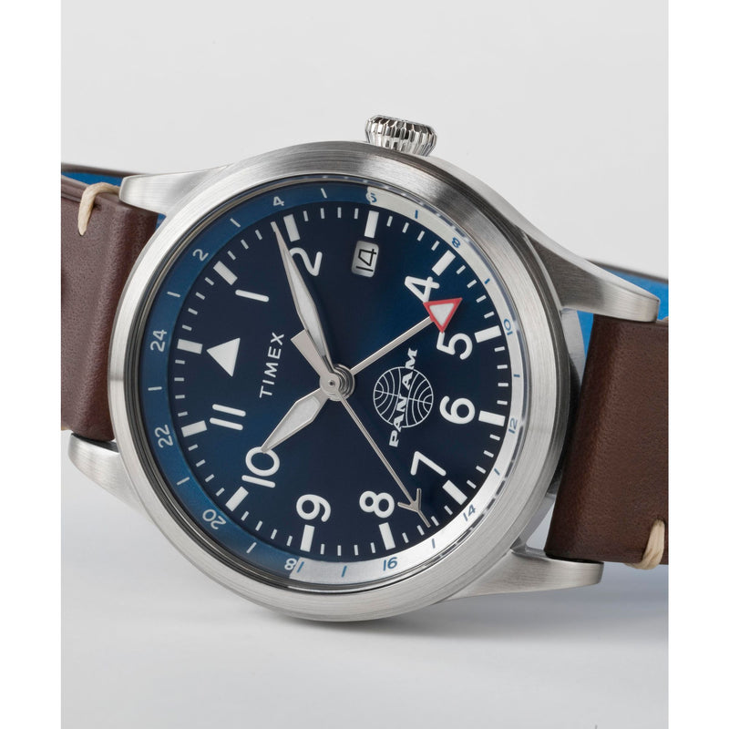 Timex Waterbury Round 21mm Blue Dial Analog Men Watch - TW2W97300X6 Watch Timex