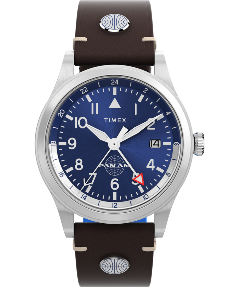 Timex Waterbury Round 21mm Blue Dial Analog Men Watch - TW2W97300X6 Watch Timex