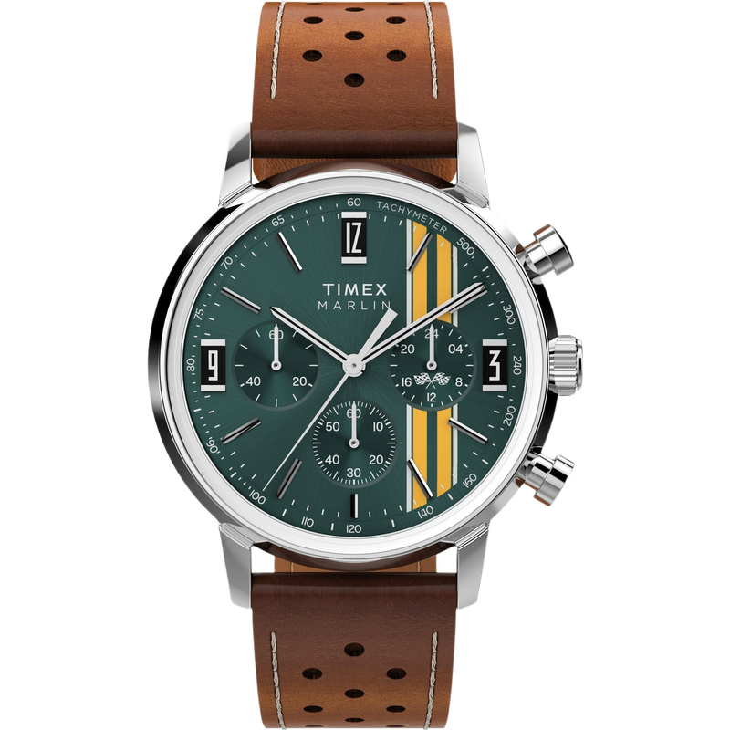 Timex Marlin Round 21mm Green Dial Analog Men Watch - TW2W99100IK Watch Timex