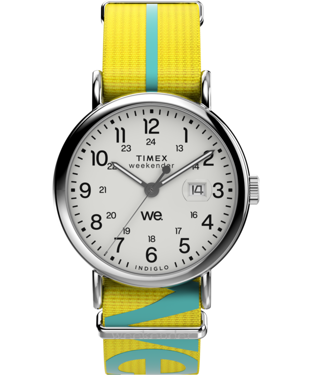 Timex Weekender Round 40mm White Dial Analog Men Watch - TW2W99700UJ Watch Timex