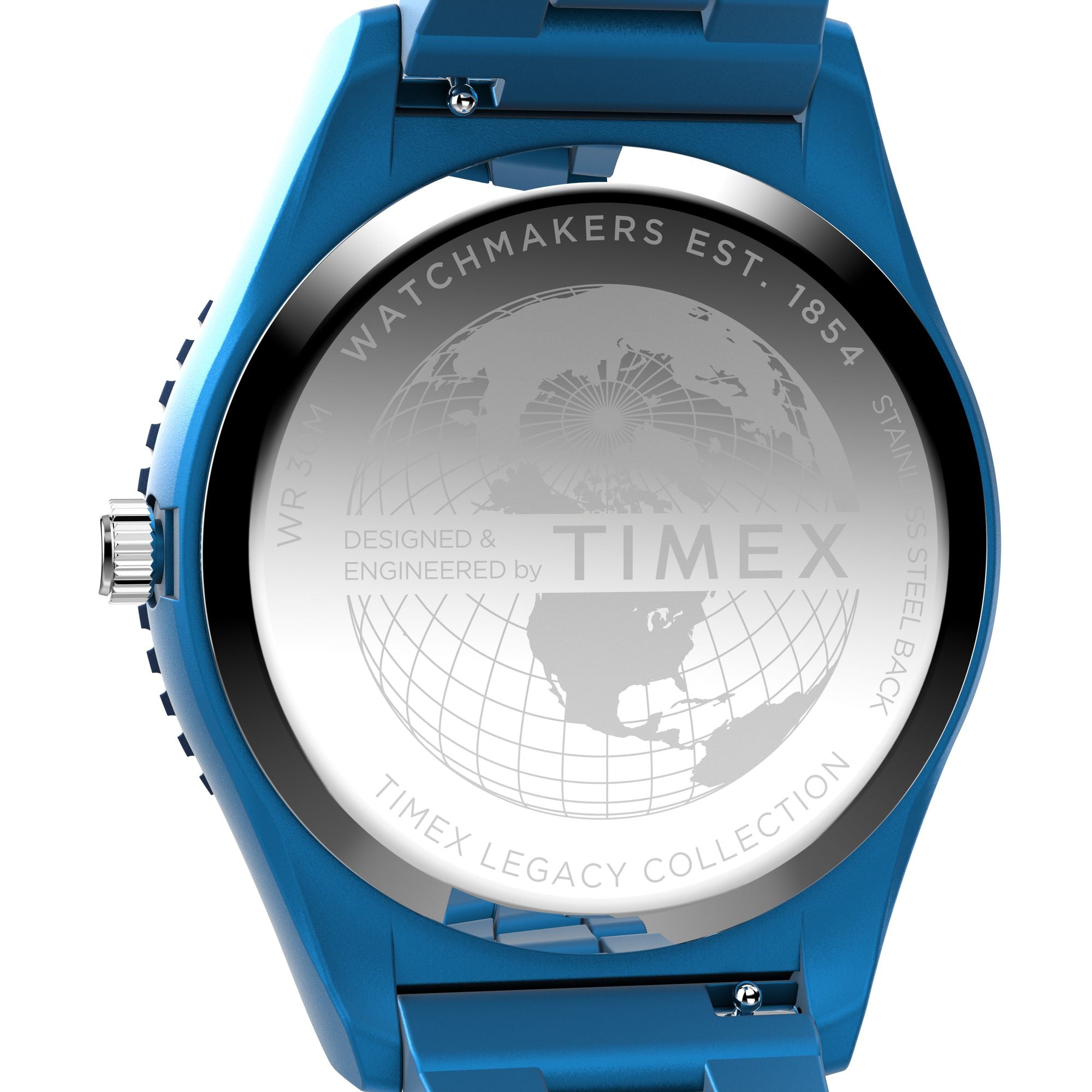 Timex Trend Blue Round Dial Quartz Analog Men Watch TW2Y04300UJ At JUST WATCHES