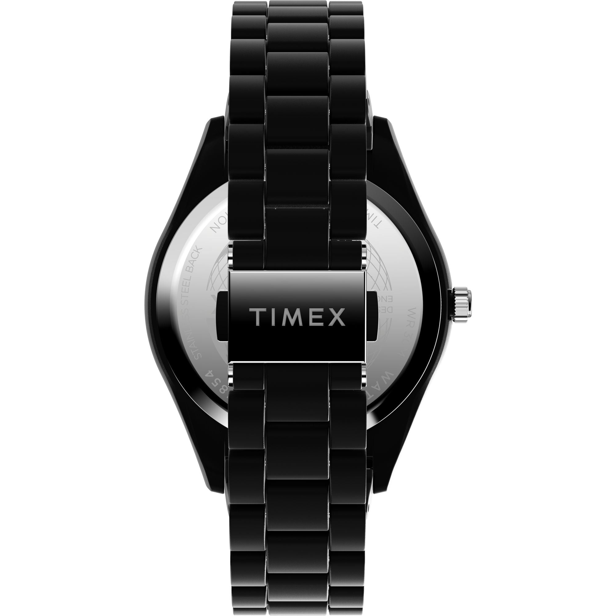 Timex Trend Black Round Dial Quartz Analog Men Watch