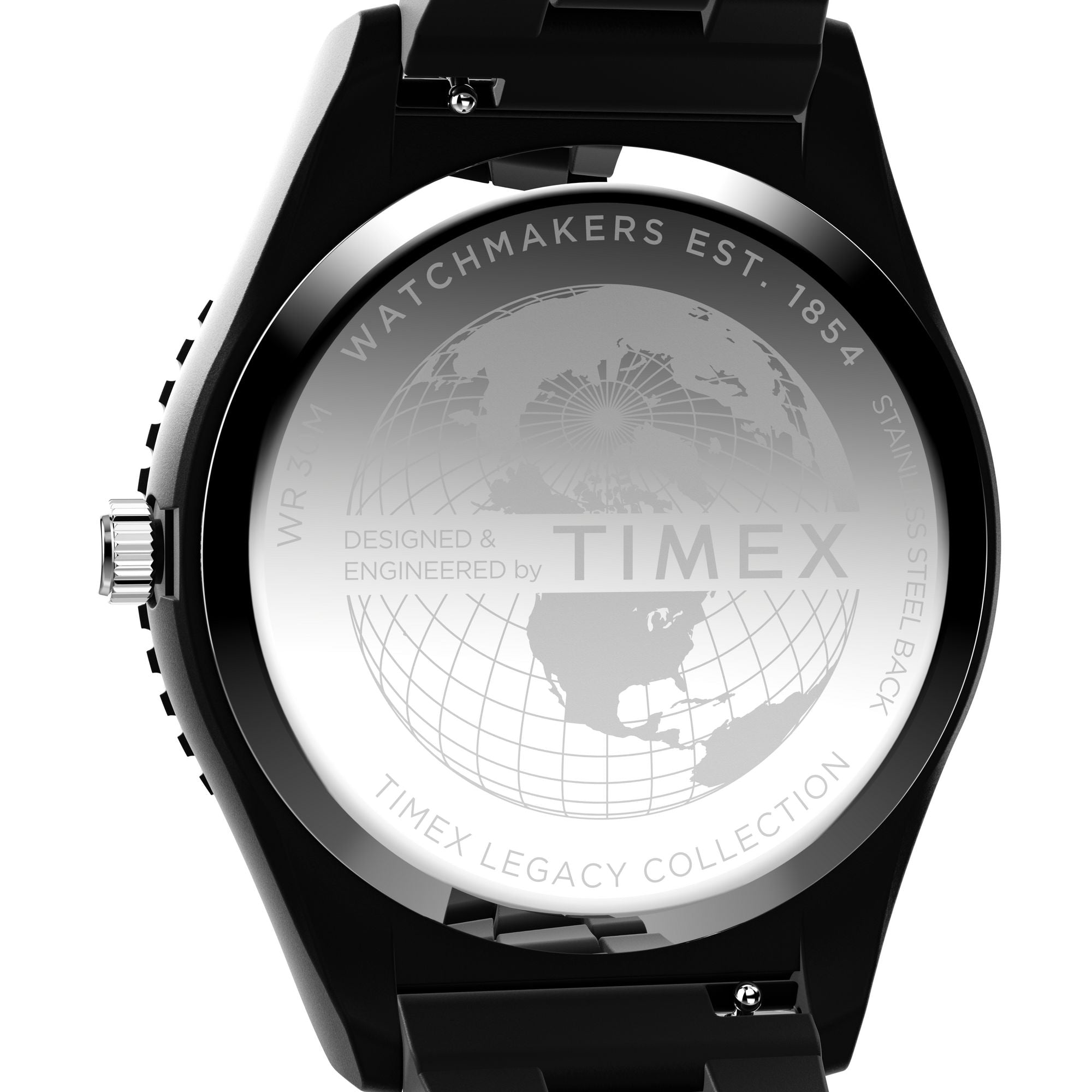 Timex Trend Black Round Dial Quartz Analog Men Watch