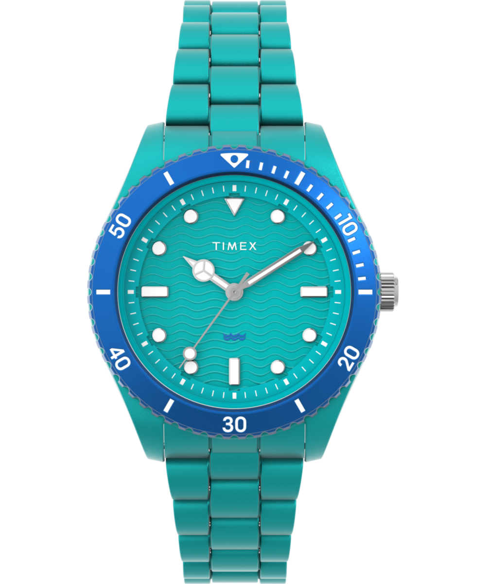 Timex Legacy Round 21mm Green Dial Analog Women Watch - TW2Y04700UJ