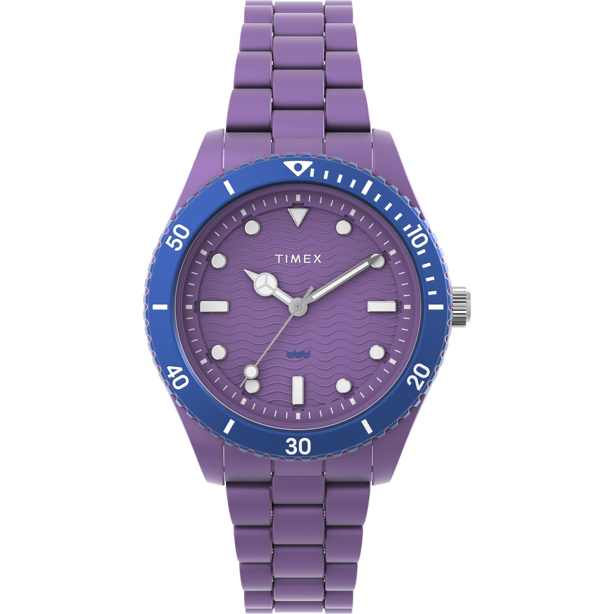 Timex Legacy Round 21mm Purple Dial Analog Women Watch - TW2Y04800UJ