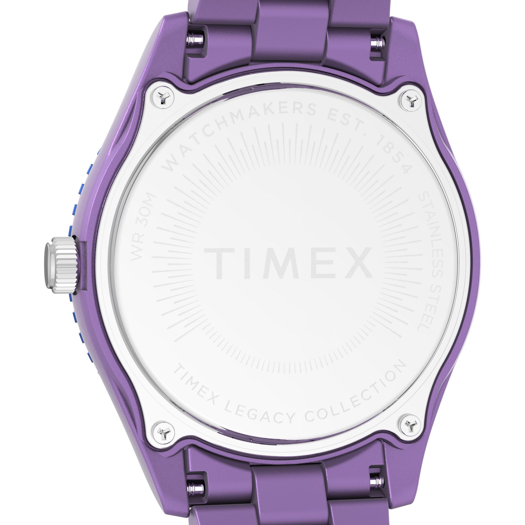 Timex Legacy Round 21mm Purple Dial Analog Women Watch - TW2Y04800UJ Watch Timex