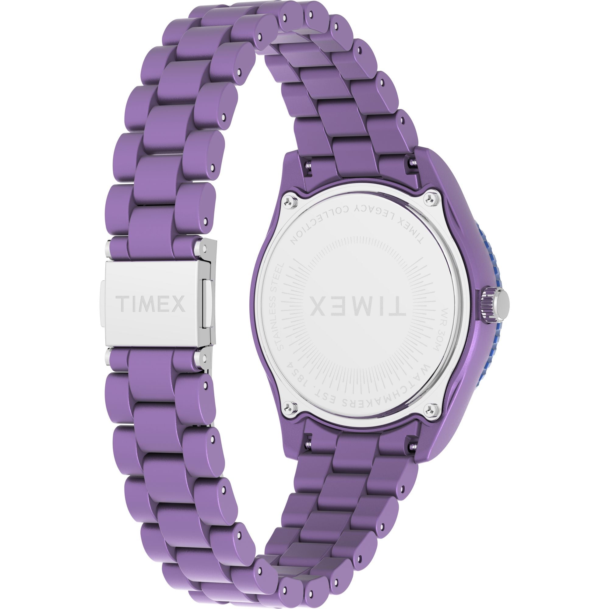 Timex Legacy Round 21mm Purple Dial Analog Women Watch - TW2Y04800UJ