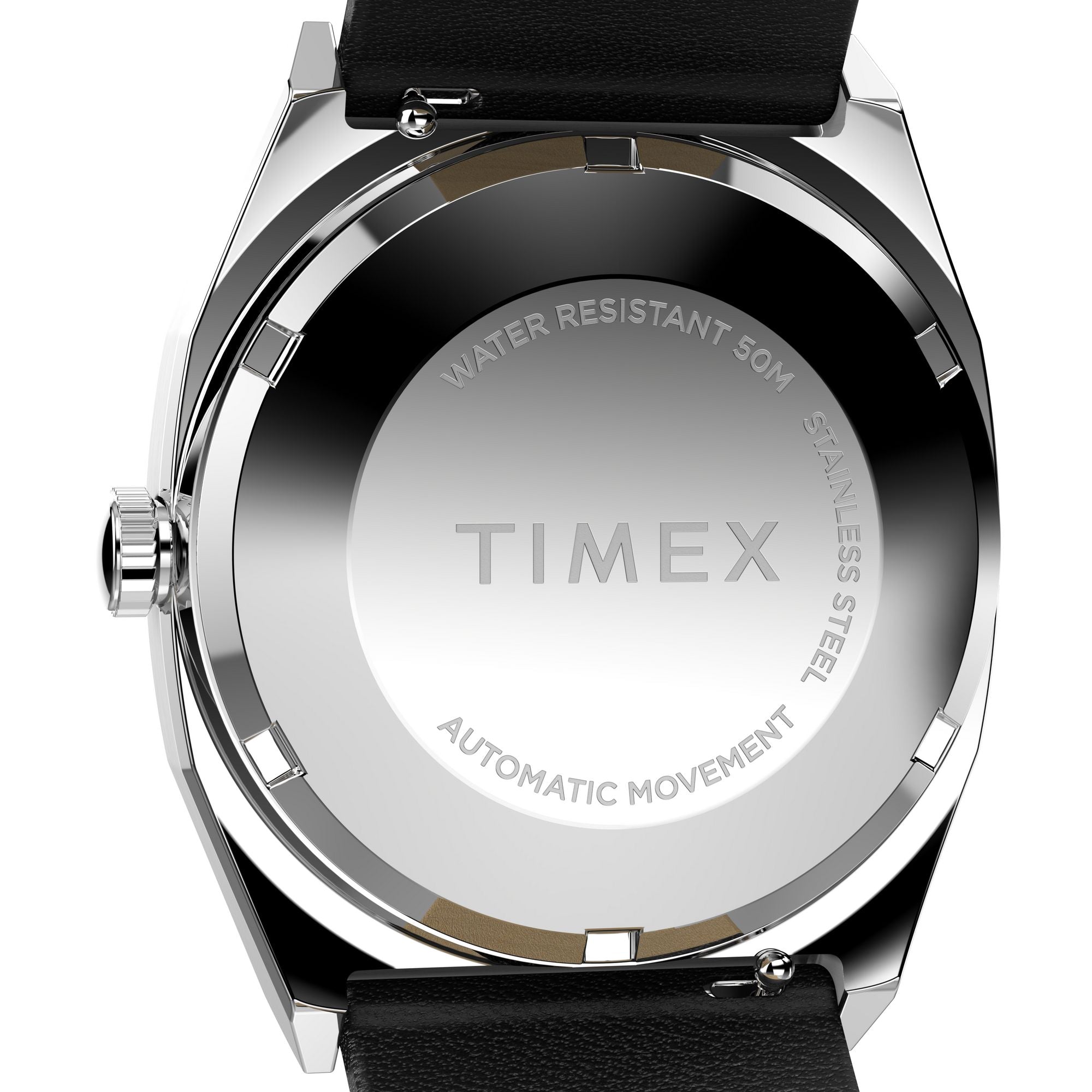Timex Q Rectangle 21mm Black Dial Mechanical Automatic Men Watch - TW2Y07500UJ