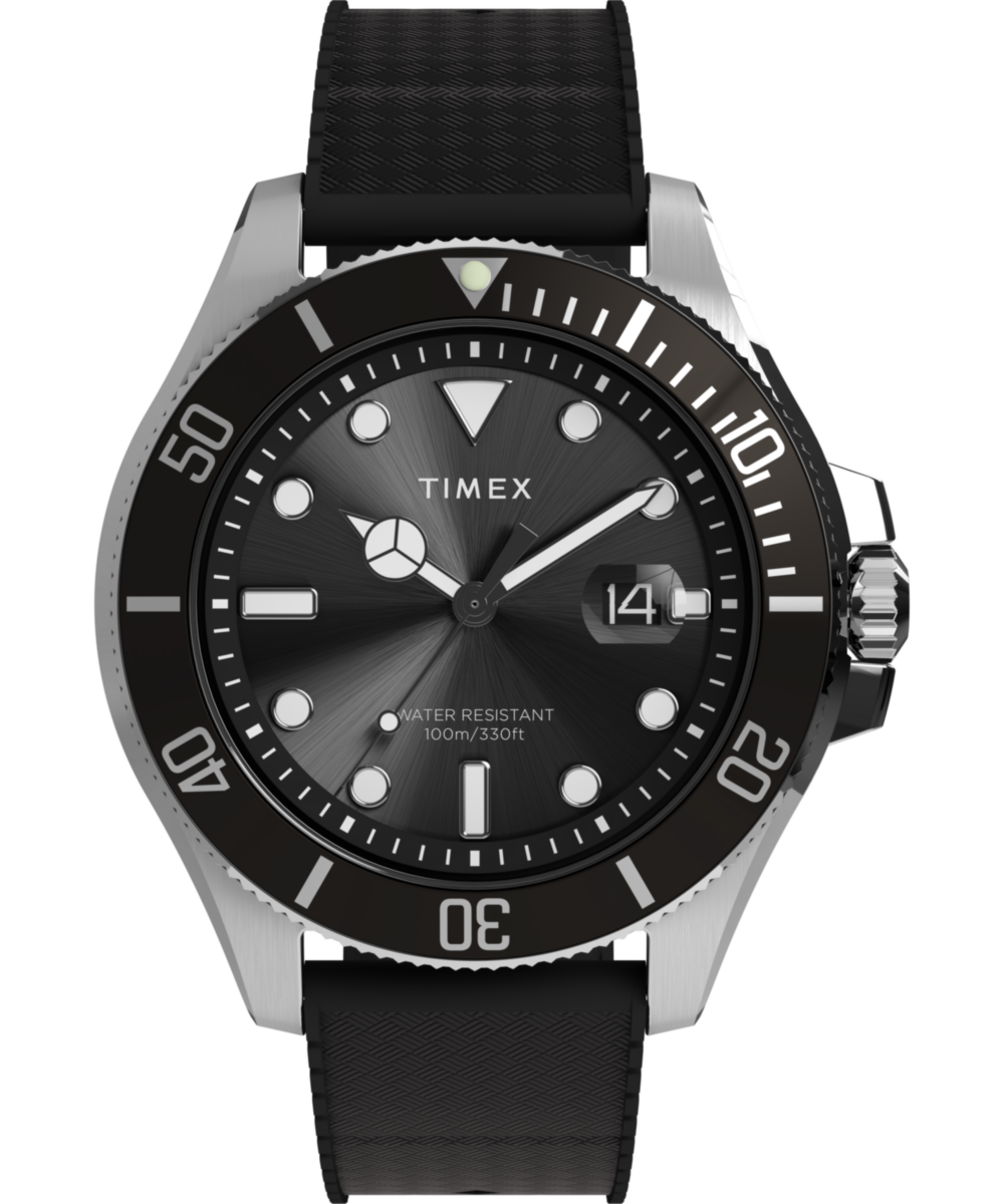 Timex Trend Round 43mm Black Dial Analog Men Watch - TW2Y09200UJ Watch Timex