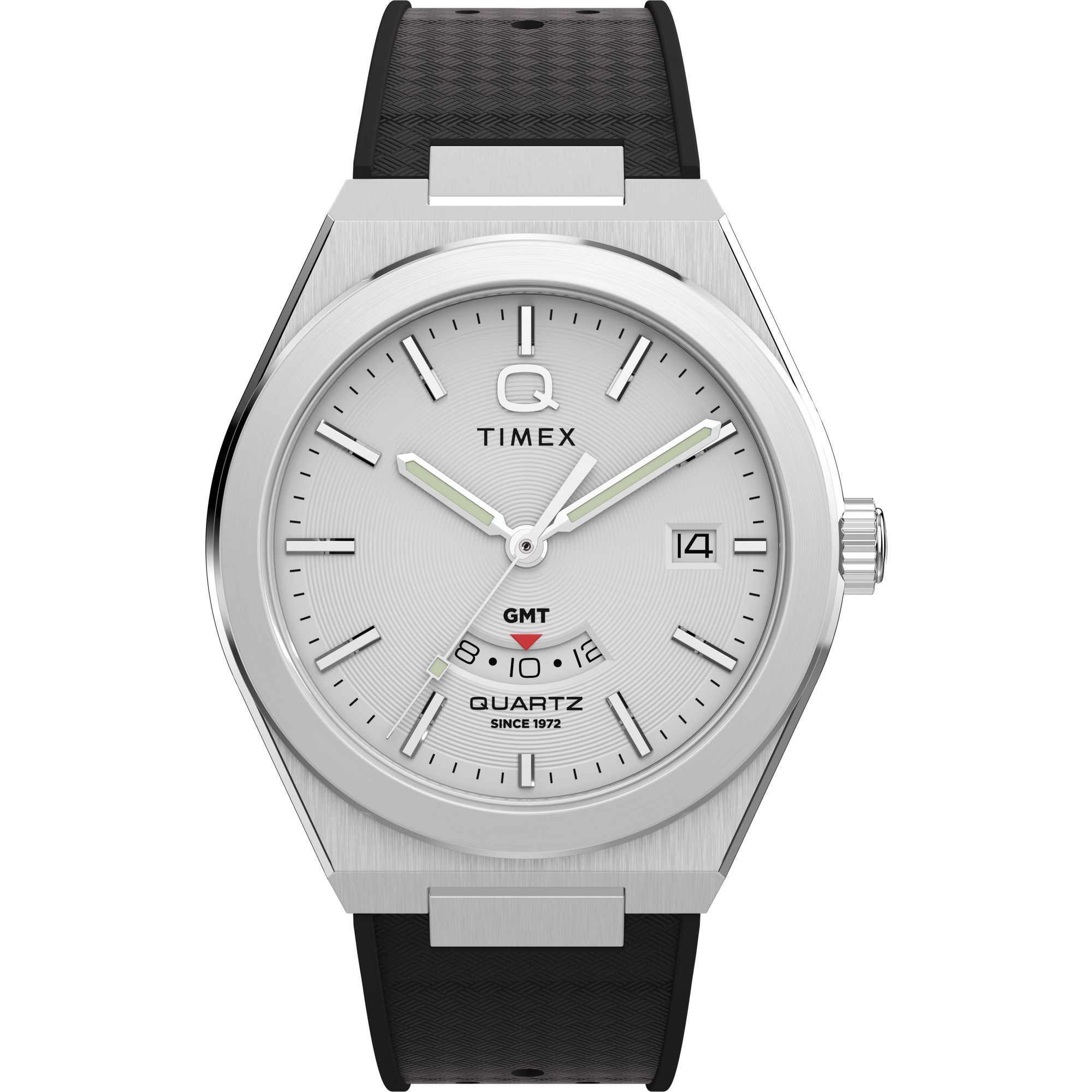 Q Timex Silver Round Dial Quartz Analog Men Watch TW2Y12200UJ At JUST  WATCHES