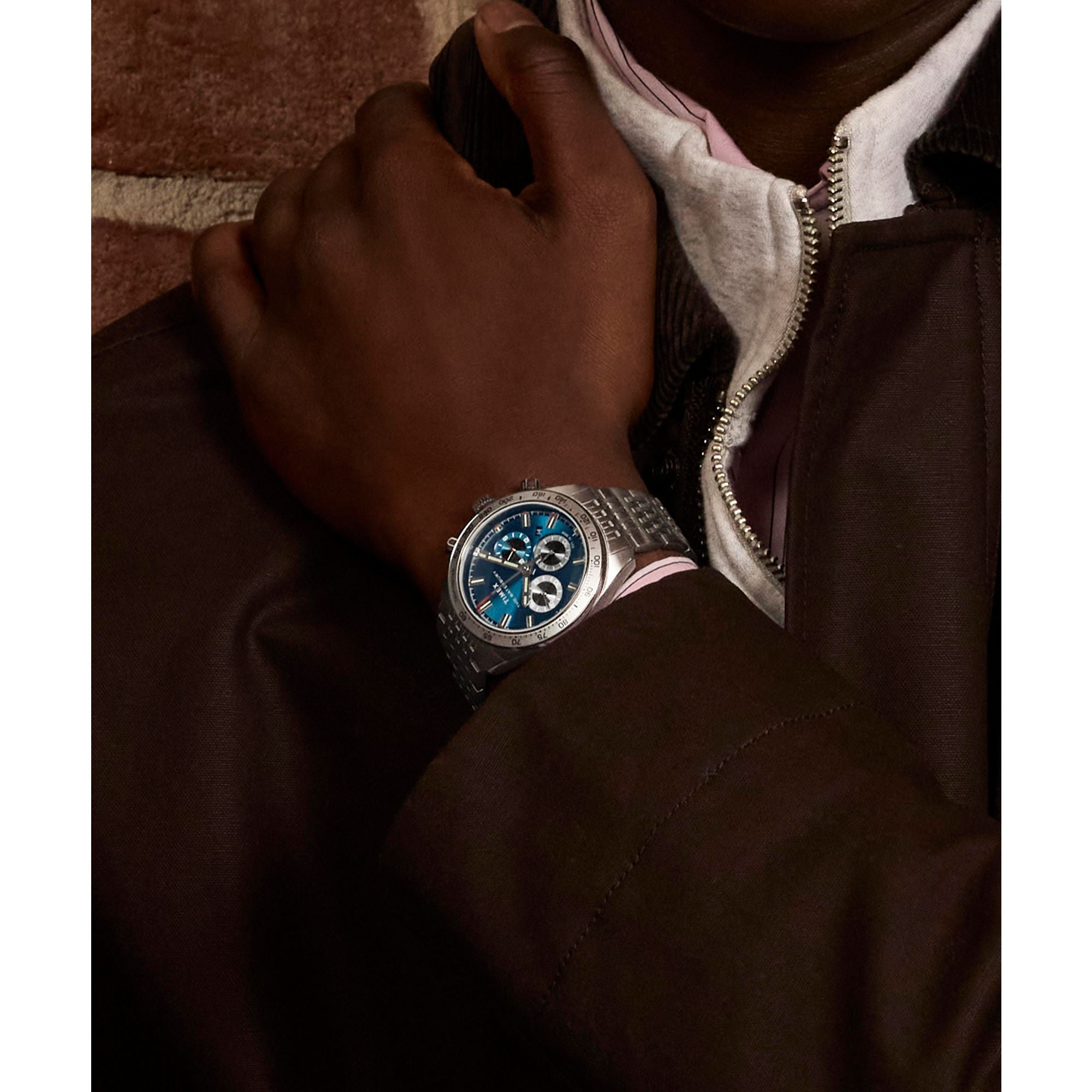 Timex Waterbury Blue Round Dial Quartz Analog Men Watch