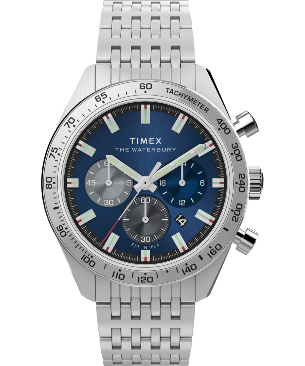 Timex Waterbury Round 21mm Blue Dial Analog Men Watch - TW2Y18500UJ Watch Timex