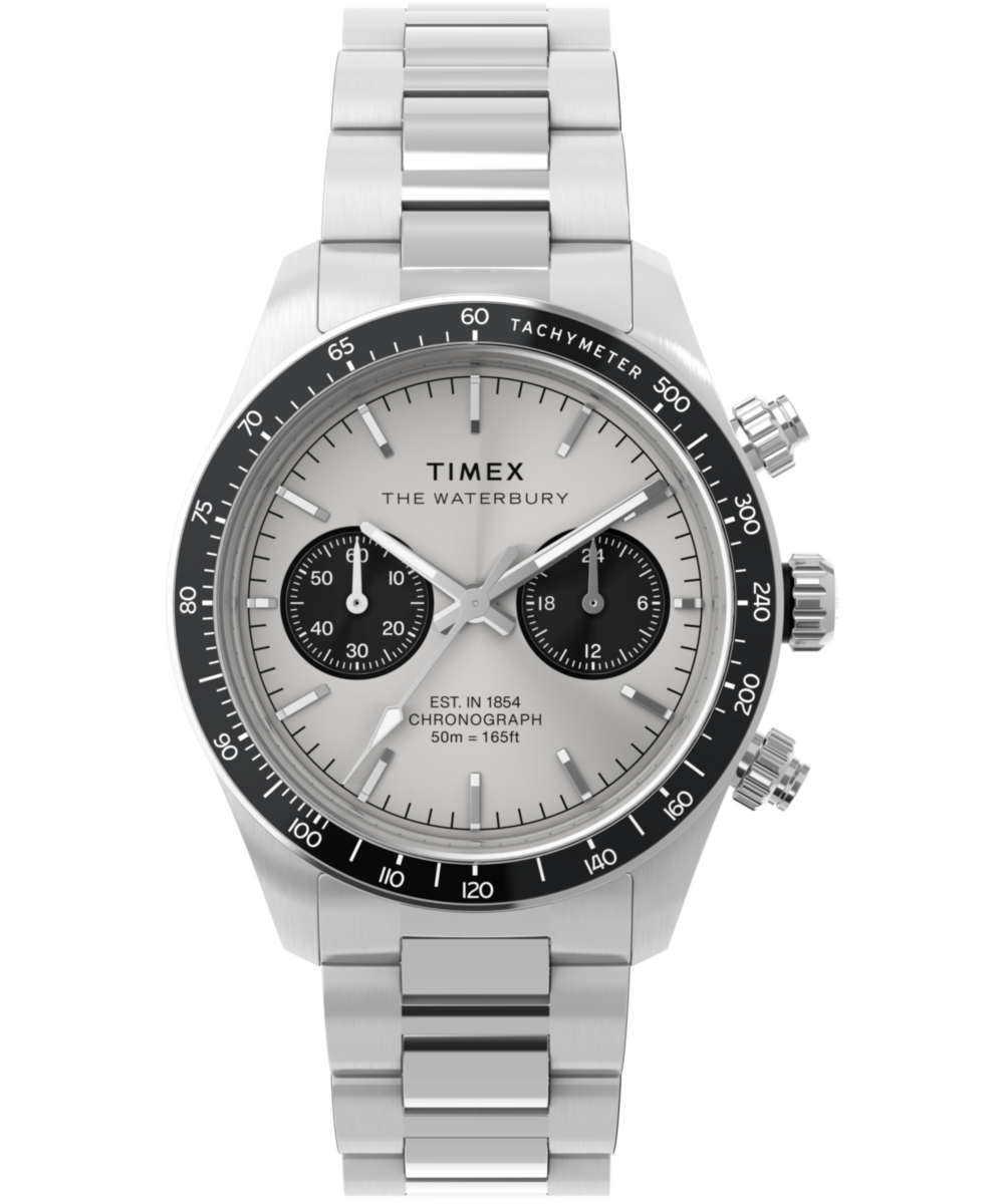 Timex Waterbury Round 39mm Silver Dial Analog Men Watch - TW2Y19200UJ