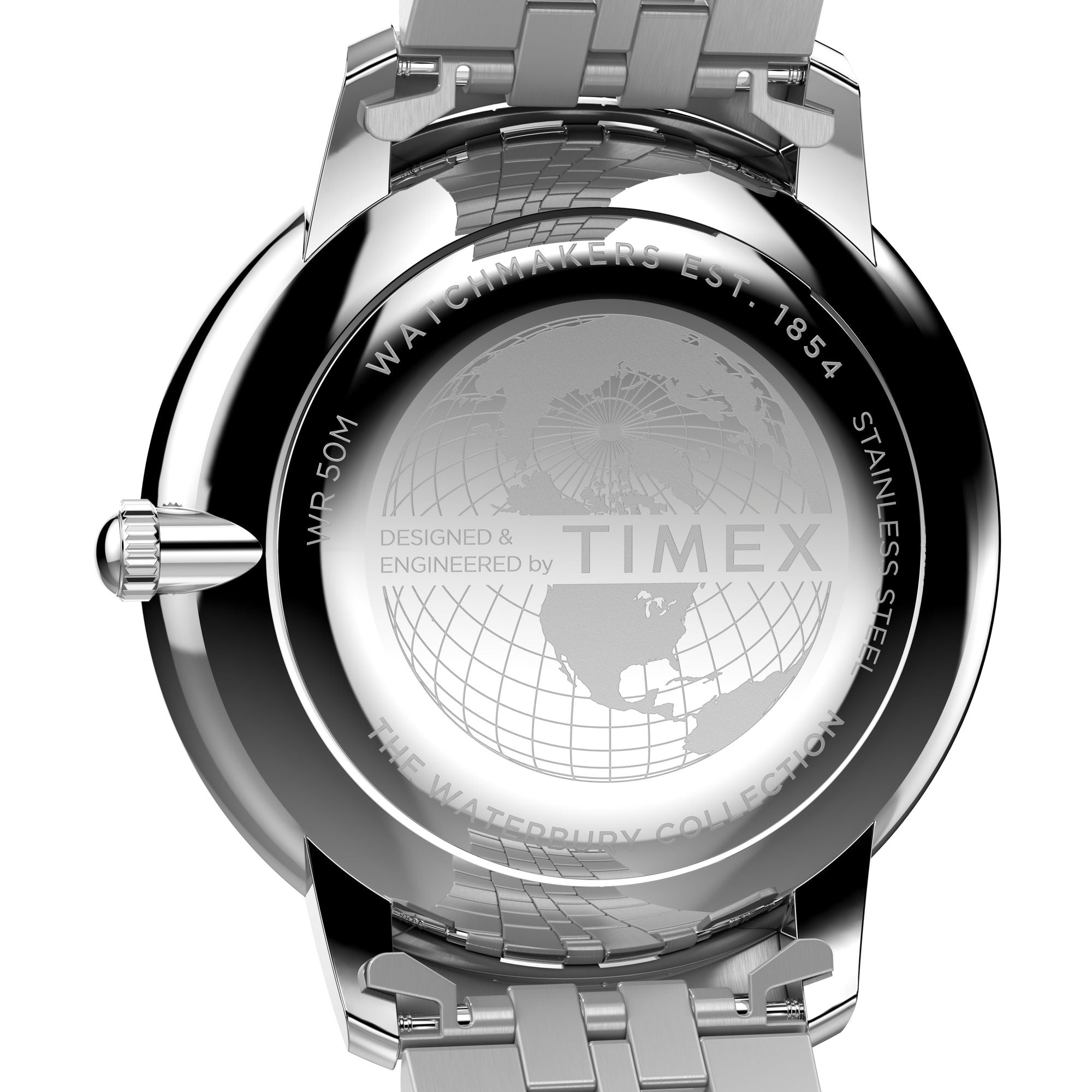 Timex Waterbury Black Round Dial Quartz Analog Men Watch