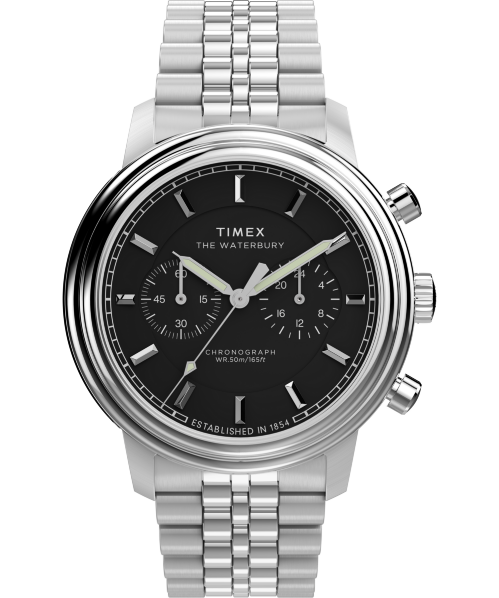 Timex Waterbury Round 21mm Black Dial Analog Men Watch - TW2Y23400UJ
