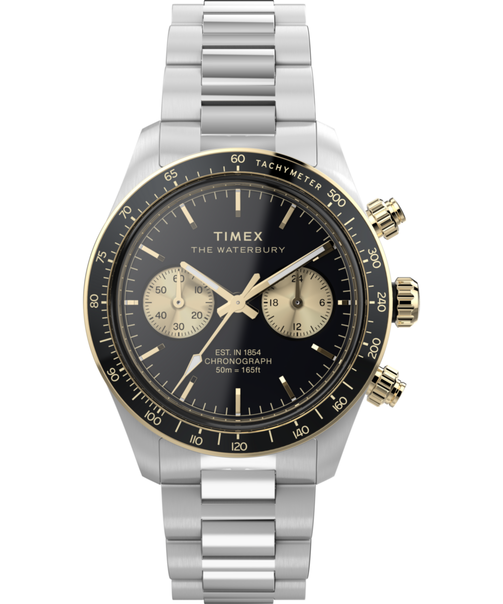Timex Waterbury Round 21mm Black Dial Analog Men Watch - TW2Y24000UJ