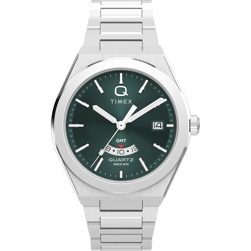 Timex Q Round 39mm Green Dial Analog Men Watch - TW2Y24800IK Watch Timex