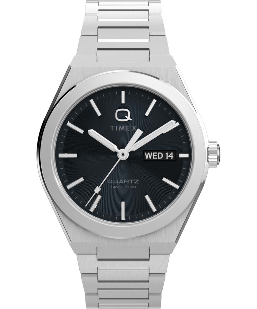Timex Q Continental Round 21mm Black Dial Analog Men Watch - TW2Y25000IK